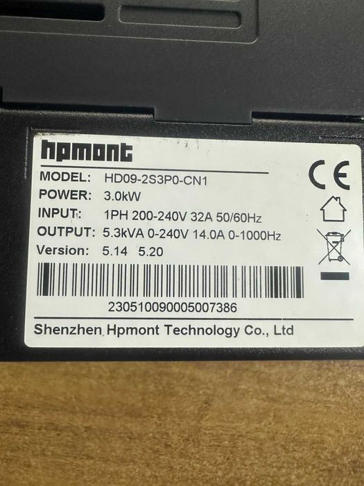 Преобразователь частоты ( Инвертор ) для ЧПУ