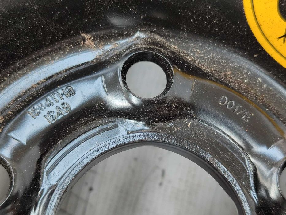 Roată de rezervă slim 5x105 T125/70 R16 DOT 3615 Opel Mokka (2012-2016) Cod:16X4TH2IS49 (3D)