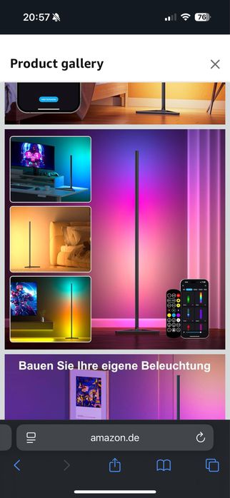 Стояща лед лампа led lamp smart home