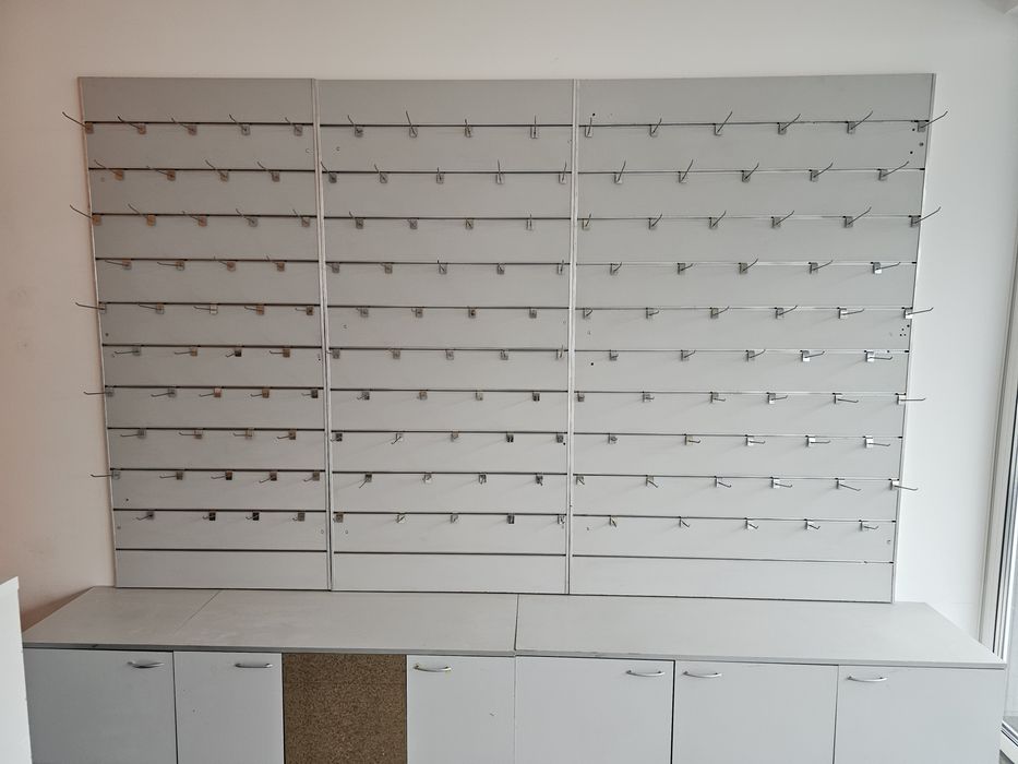 Panouri slatwall utilizate - diverse dimensiuni