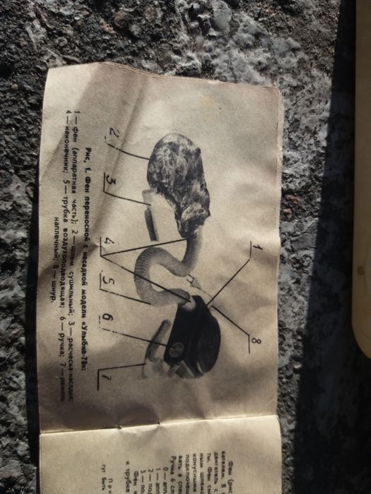 Фен для волос "Улыбка 78" 220В СССР