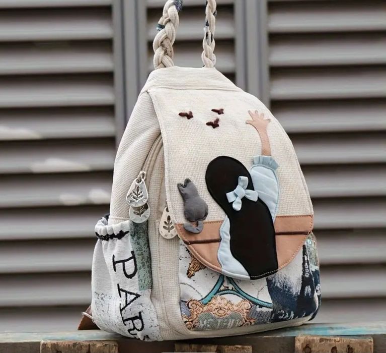 Нова Ръчно изработена раница