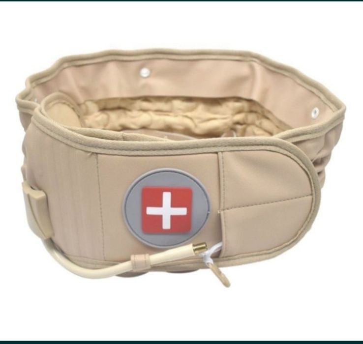 Надувной пояс для спины полясничы  поддержи позвоночника удобний