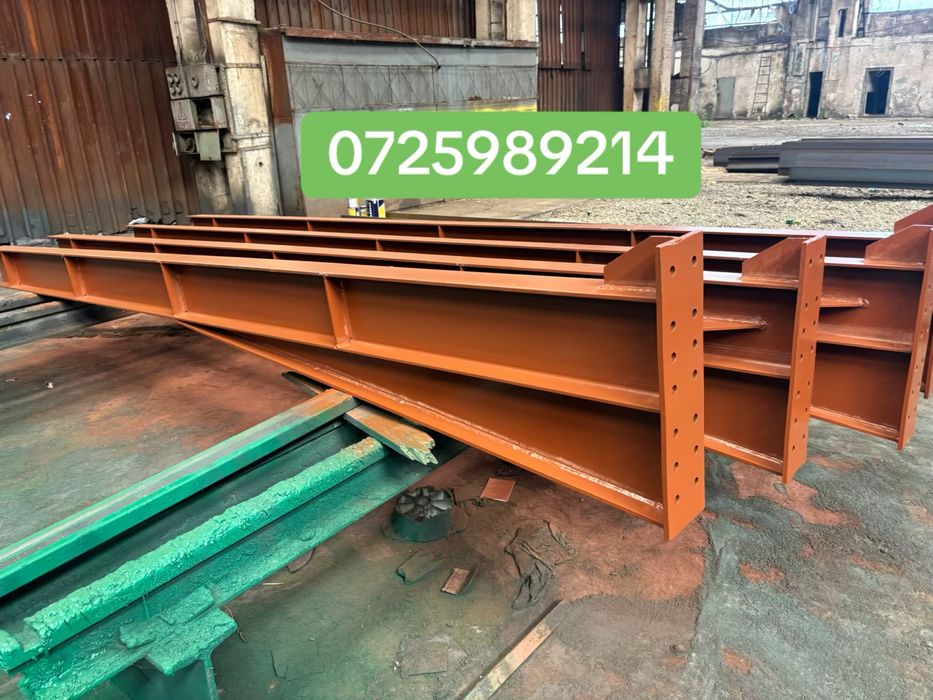 Carport cu proiect din profile IPE300 si grinzi IPE220