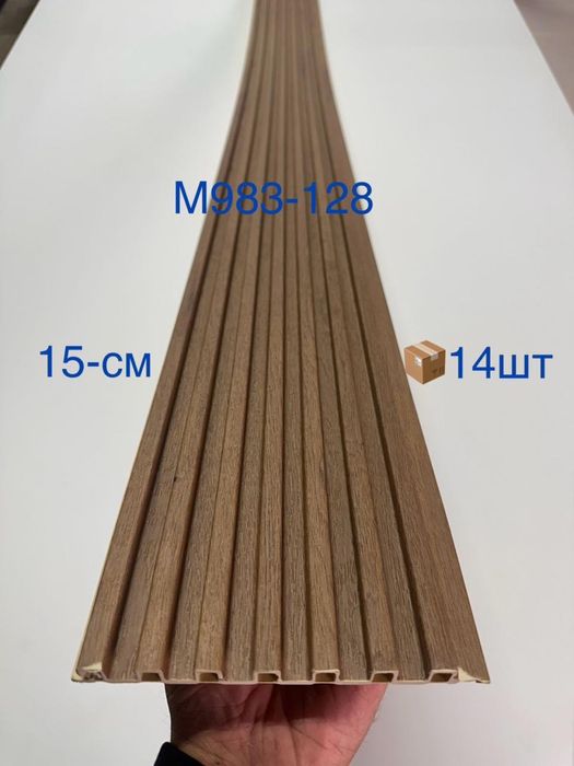Бамбук панель гибкий мрамор плинтус
