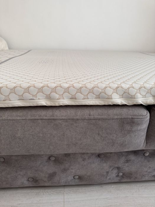 Topper 190x150 de 7cm grosime bio cotone
