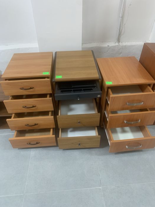 Камоды с отсеками 3 вида