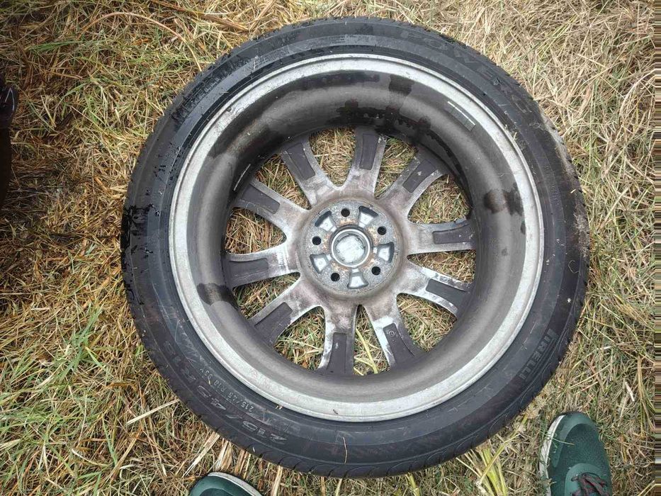 18 цола Джанта 5х114,3 Mazda 3 et50 7J Pirelli 215/45/18
