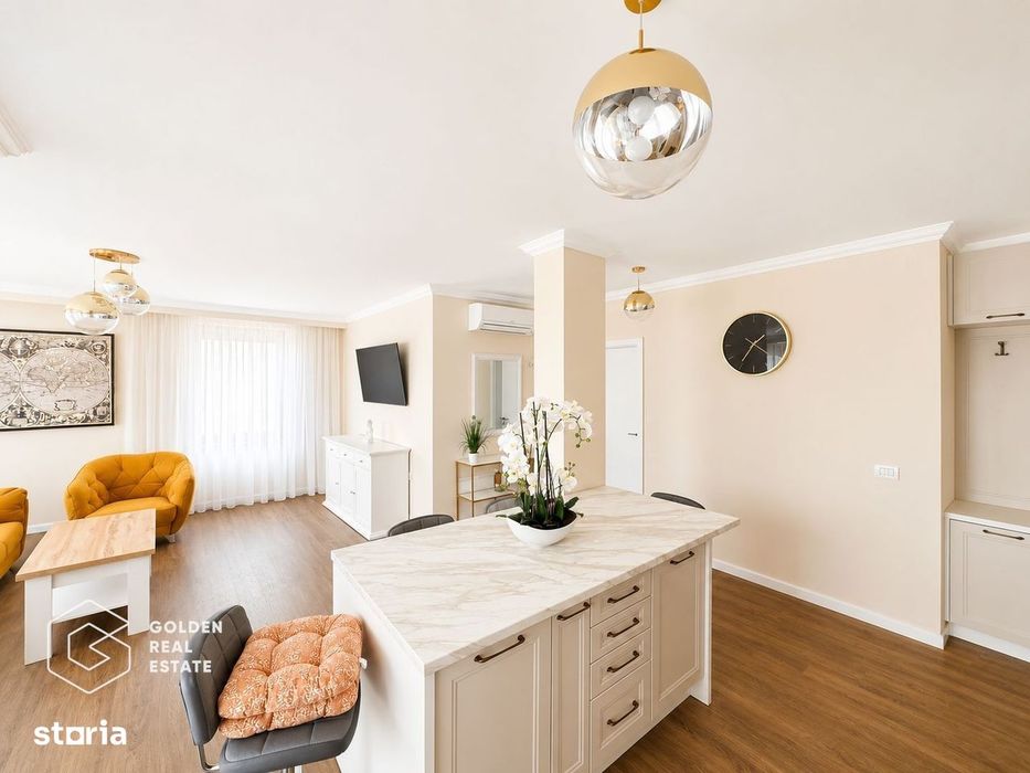 Apartament premium, zona Subcetate, 3 camere, 2 bai, loc parcare, sala