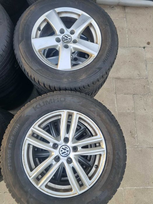 Genti aliaj cu cauciucuri de iarna  Vw Tiguan  5x112