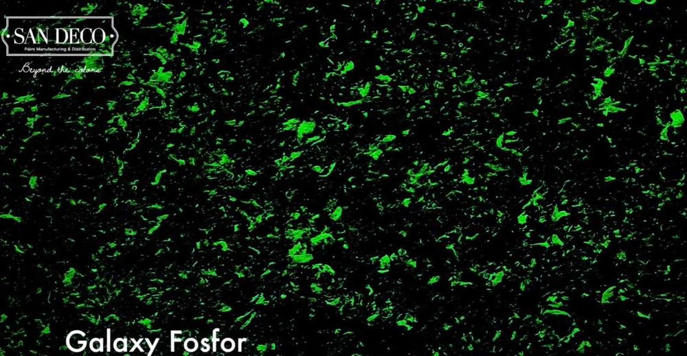 San Deco Декоративна мазилка с Фосфорни нишки - Galaxy fosfor 2.5л.