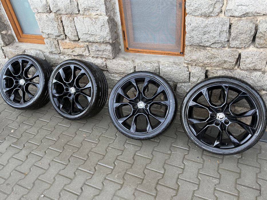 Оригинални 19 джанти 5х112 с летни гуми ханкук