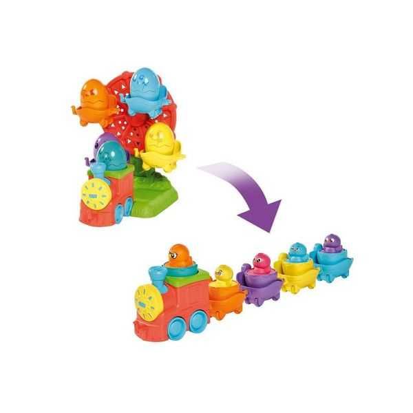Комплект за игра Tomy - Влакче с яйца изненада