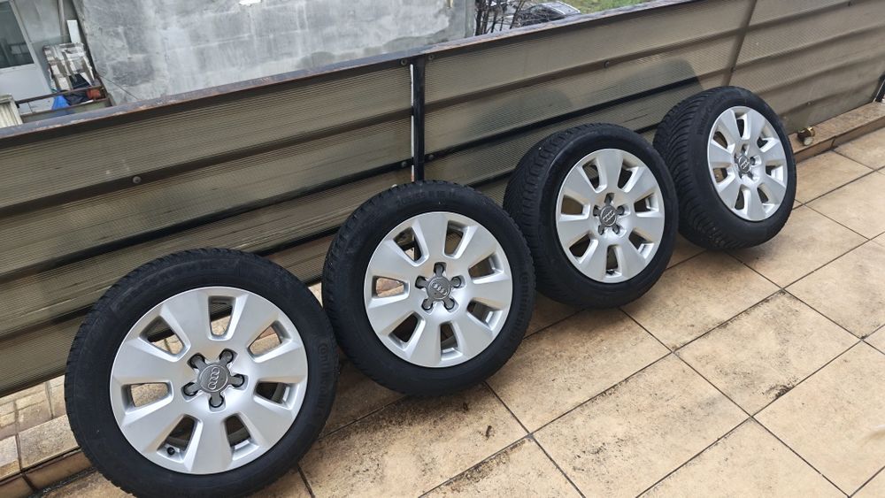 Jante Audi Vag 16 cu Anvelope Continental 205 55 16