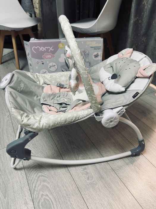Leagan / Balansoar cu vibratii si melodii pentru bebelusi MOMI LUIS