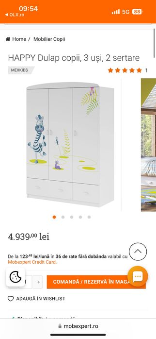 Mobilier camera copil mobexpert