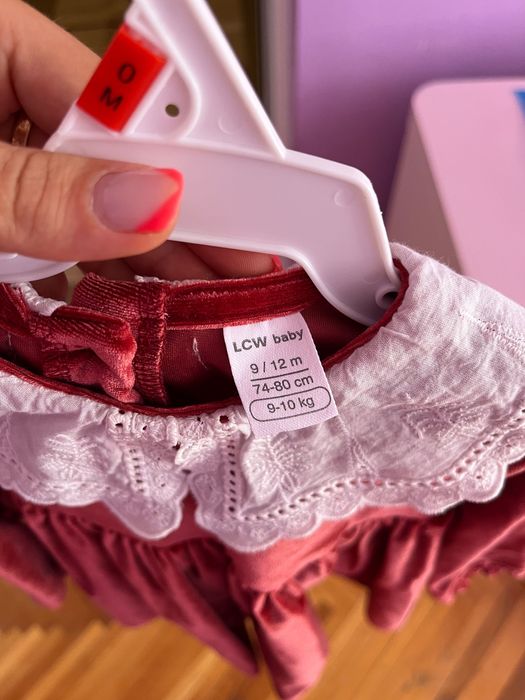 коледна рокля р-р 74/80