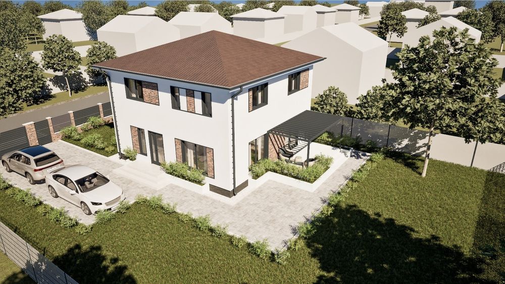 Casă Corbeanca 160 mp construiți, teren 760 mp.  TVA inclus