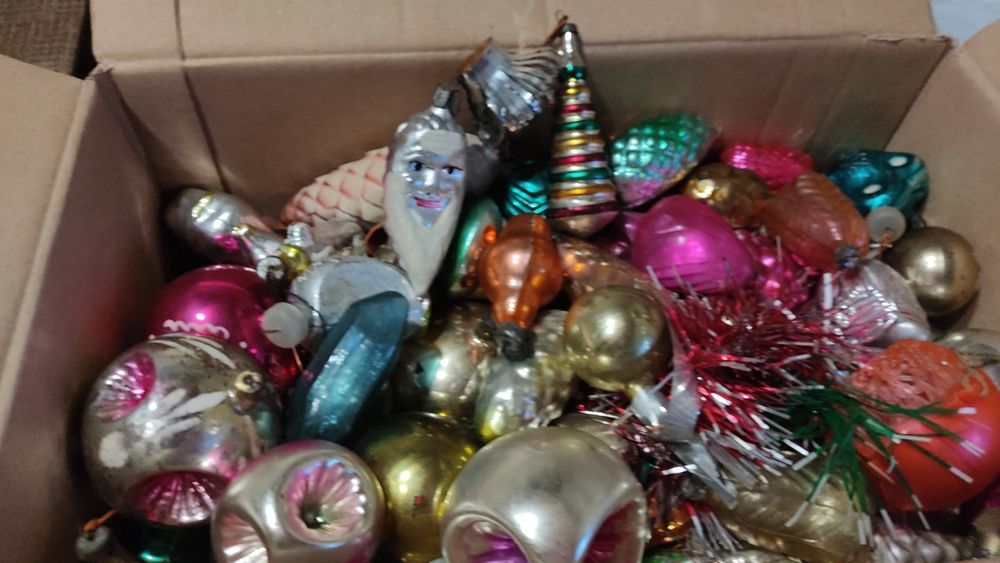 Продам Старинные Сов Новогодние игрушки