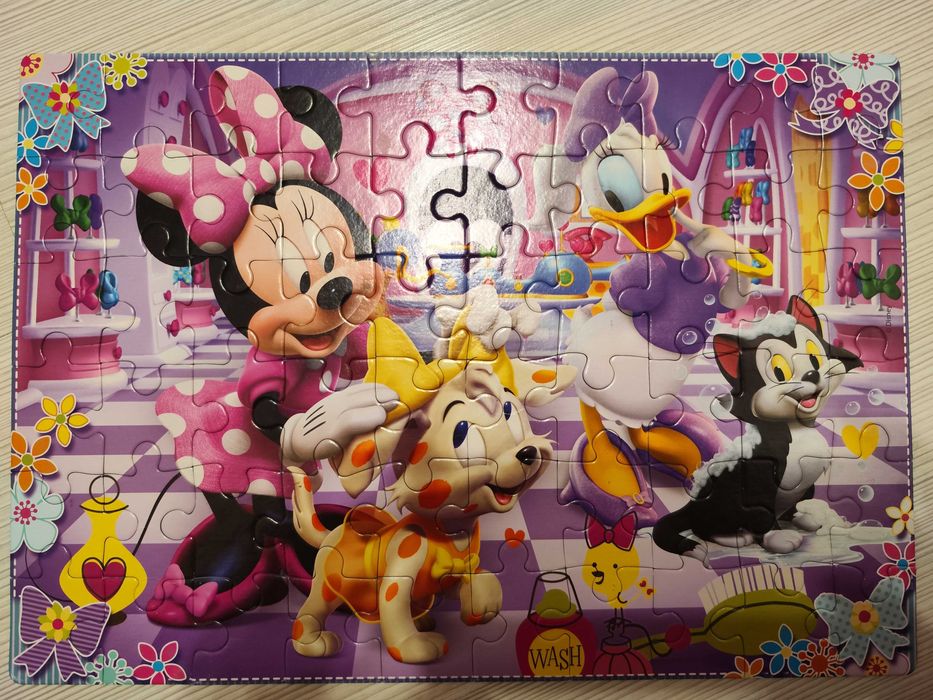 Детски пъзели 3-6г, 20 30 60 части, Мики маус/Мини маус/Frozen