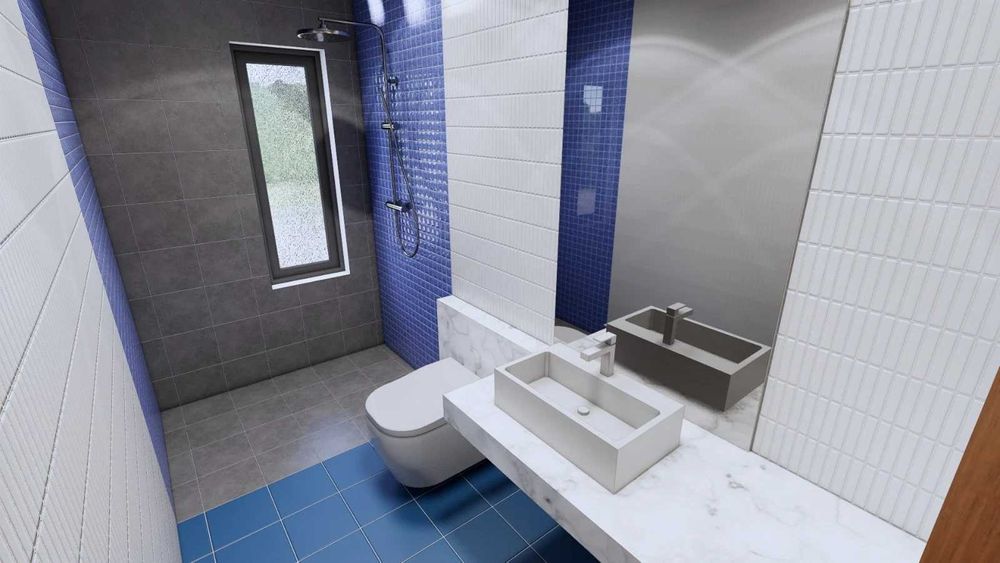 НА ИЗПЛАЩАНЕ - Двуетажна сглобяема къща с 2 спални, 70 кв. м