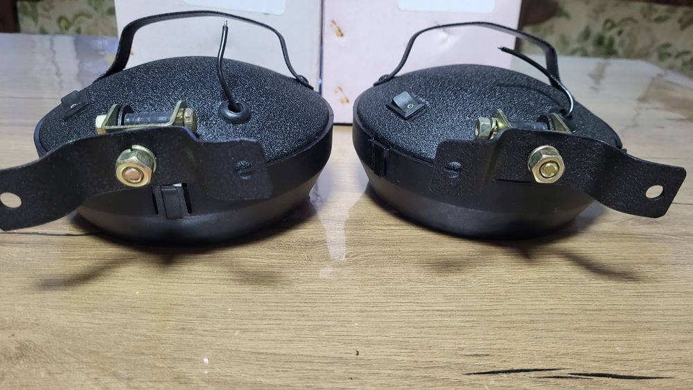 Set 2 x proiectoare bec H3 auto/barca/atv noi