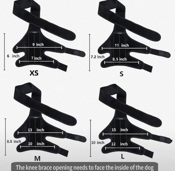 Собачий бандаж для задней ноги, от травм