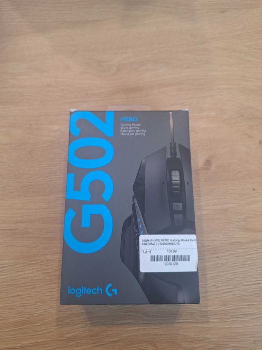 Продавам използвана мишка logitech g502 hero.