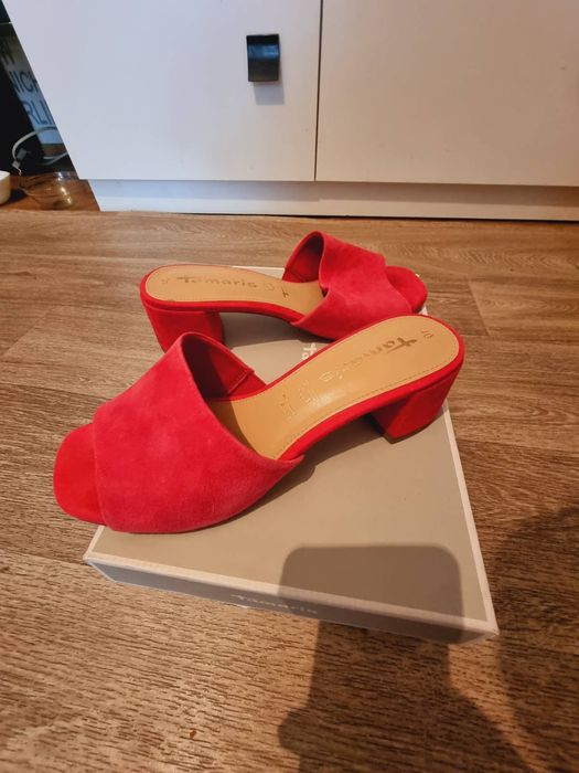 Tamaris pantofi de piele 40