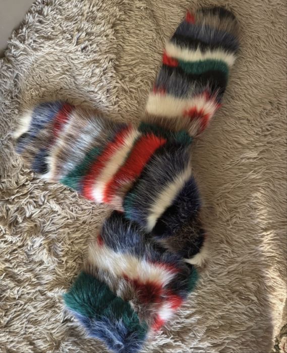 Fular superb din blana Meli Melo