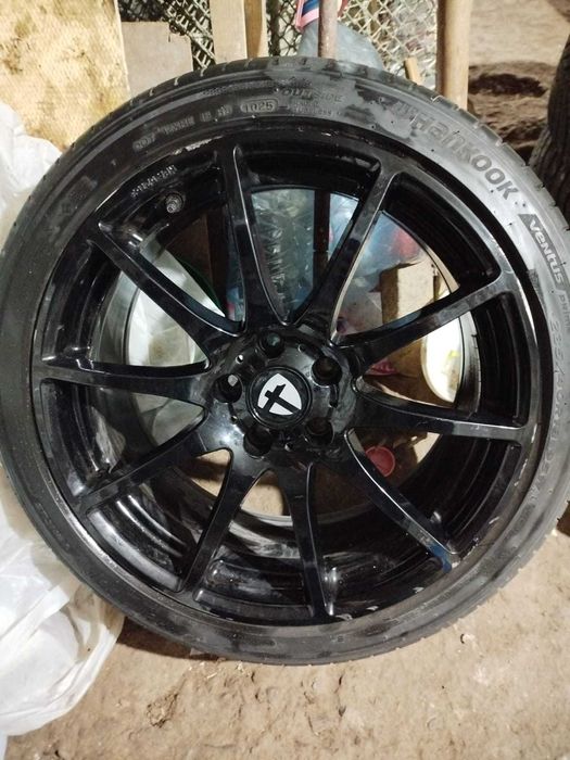 Roti Auto 5x108 cu jante Tomason pe 18 si Cauciucuri Hankook ventus prime DOT 2025 si cauciucuri de iarna