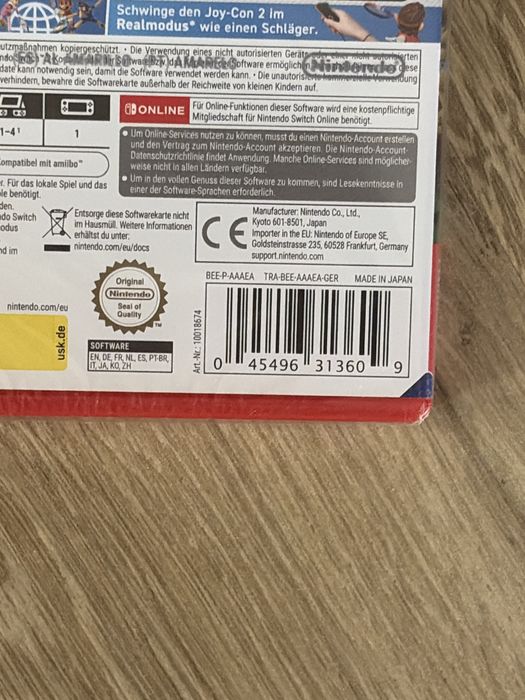 Mario Tennis Fever ( nou, sigilat)