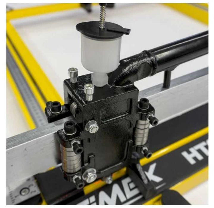 Ръчна машина за рязане на гранитогрес + 4D  нивелир + 2 бр. повдигачи