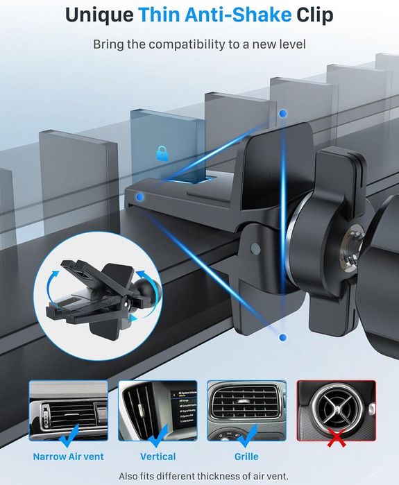 YOSH MagSafe вентилационен отвор за монтиране на кола