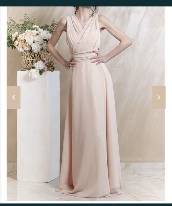 Официална рокли (пепел от рози)