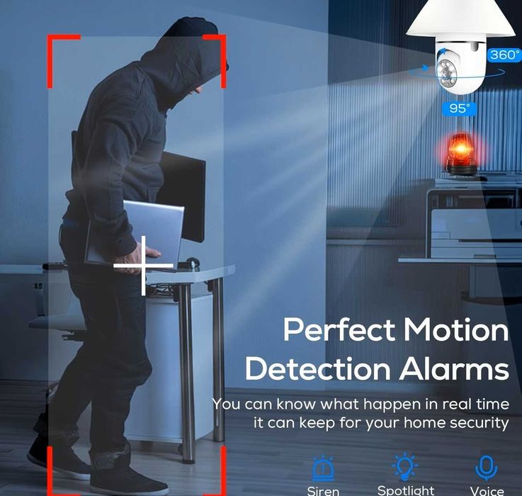 wi fi единична камера тип крушка