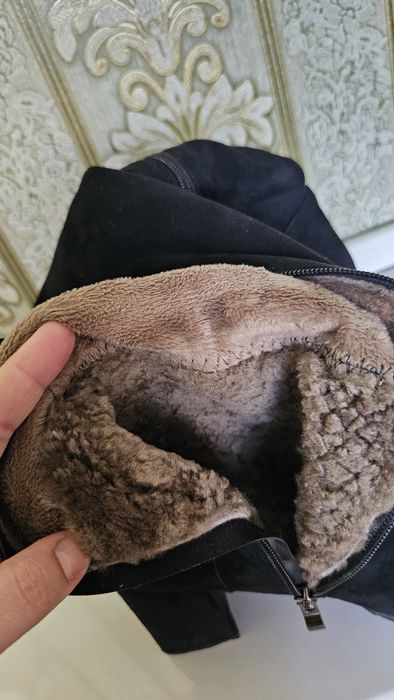 Зимние ботфорты,натуралка