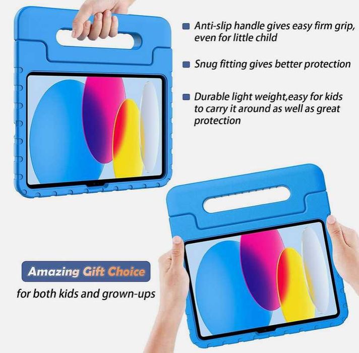 Защитен детски калъф / кейс / стойка за iPad 10.2" - 7th, 8th, 9th Gen