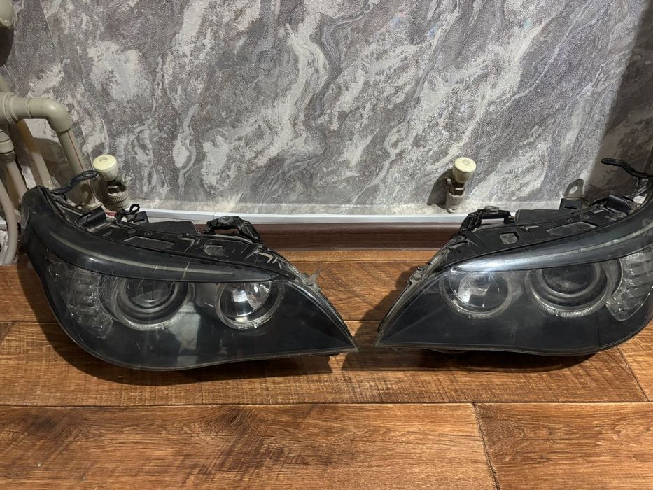 Передние фары рестайлинг на бмв е60