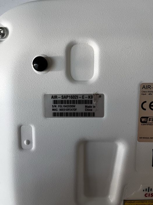 Cisco Access Point + Power Adapter