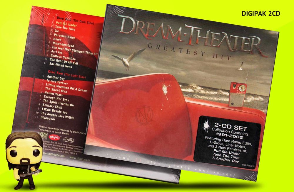 CD,  Dream Theater, Gilmour, Uriah Heep, Aphrodites's Child, Funk...