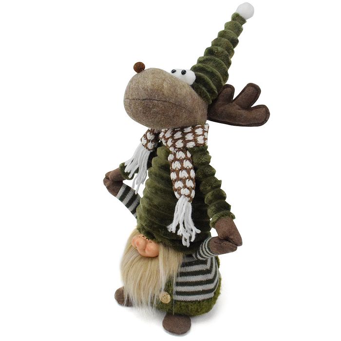 Коледен елф и елен