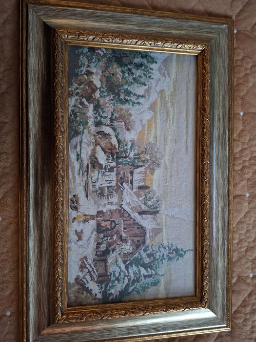 Goblen "Peisaj de iarna" 37/19 cm