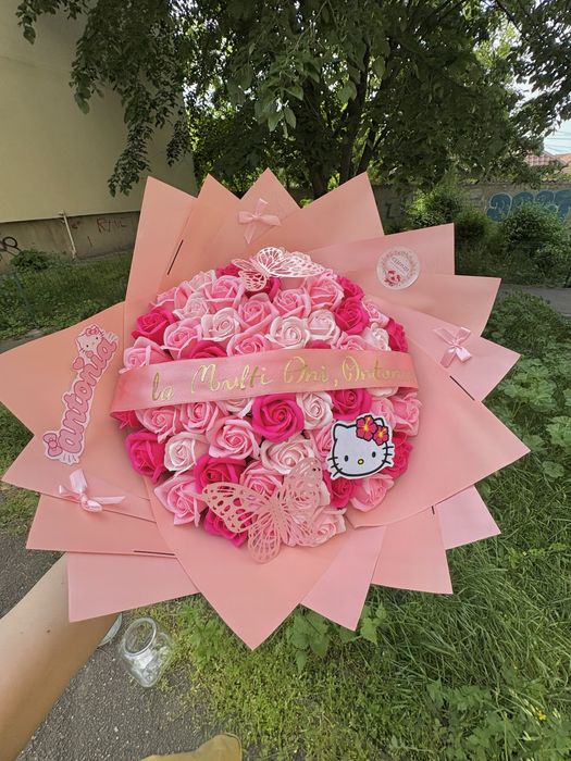 Super Ofertă! Buchet 101 Trandafiri Săpun 200 Lei / Livrare Toată Țara