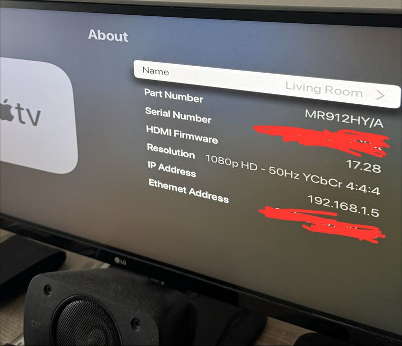 Apple TV A1625 4th Gen FullHD 32 GB