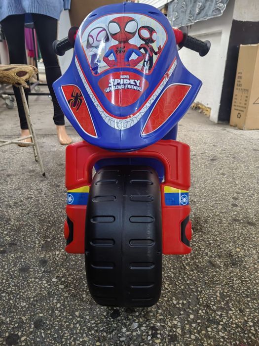 Motocicleta fara pedale Spiderman