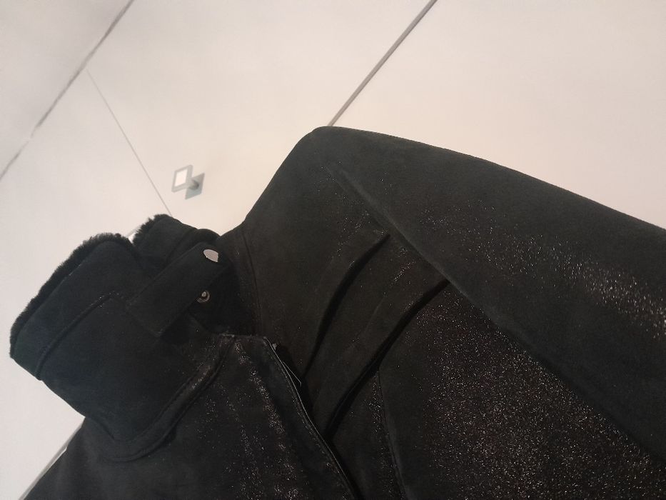 Зимно яке агнешка кожа,Burberry