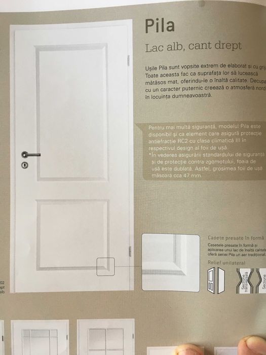 Usa noua, alba pertura