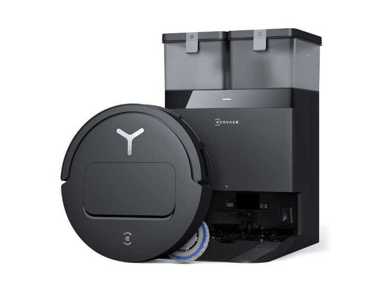 Робот Прахосмукачка ECOVACS DEEBOT T50 PRO Omni - 15000Pa, Черен