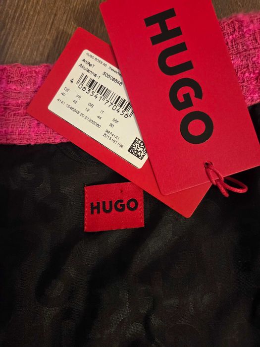 Jachetă HUGO Boss „Akulanna-1” fucsia
